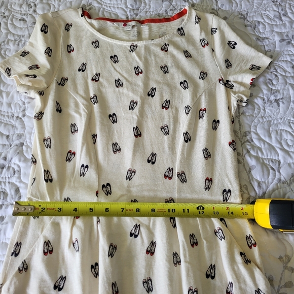 Boden Ballet Slipper Print Dress - Picture 2 of 7